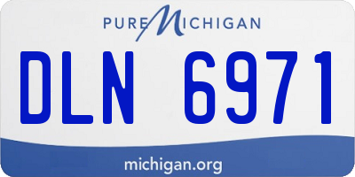 MI license plate DLN6971