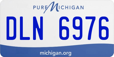 MI license plate DLN6976