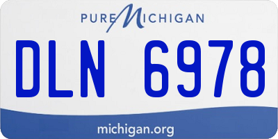 MI license plate DLN6978