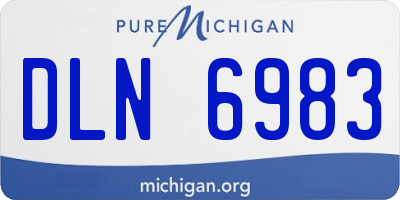 MI license plate DLN6983