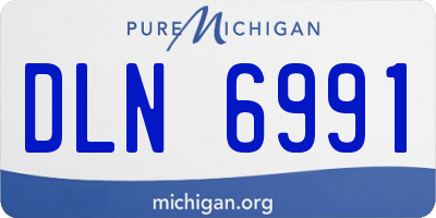 MI license plate DLN6991