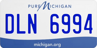 MI license plate DLN6994