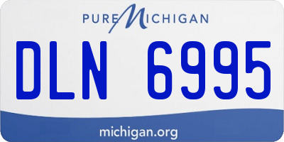 MI license plate DLN6995