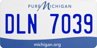 MI license plate DLN7039