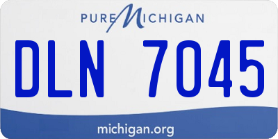 MI license plate DLN7045