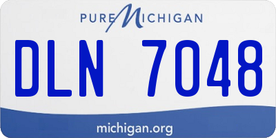 MI license plate DLN7048