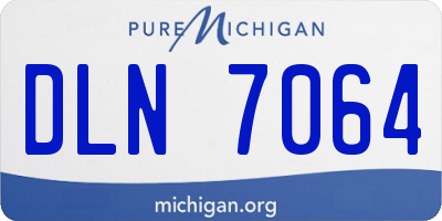 MI license plate DLN7064