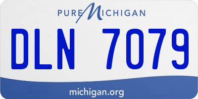 MI license plate DLN7079