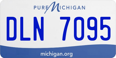 MI license plate DLN7095