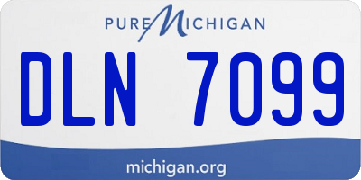 MI license plate DLN7099