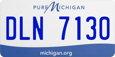 MI license plate DLN7130