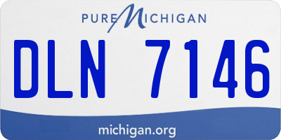 MI license plate DLN7146