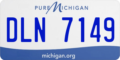 MI license plate DLN7149