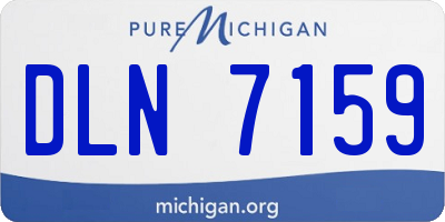 MI license plate DLN7159