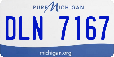 MI license plate DLN7167