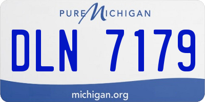 MI license plate DLN7179