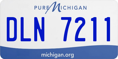 MI license plate DLN7211