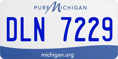 MI license plate DLN7229