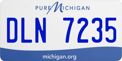 MI license plate DLN7235