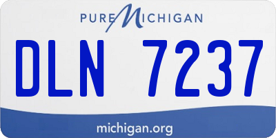 MI license plate DLN7237