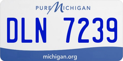 MI license plate DLN7239