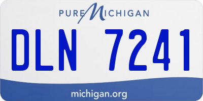 MI license plate DLN7241