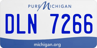 MI license plate DLN7266