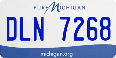 MI license plate DLN7268