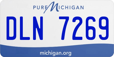 MI license plate DLN7269