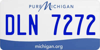 MI license plate DLN7272