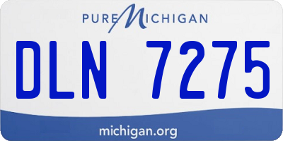 MI license plate DLN7275