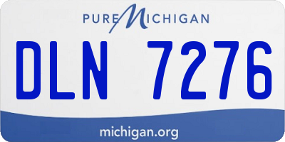 MI license plate DLN7276