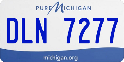 MI license plate DLN7277