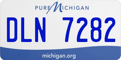 MI license plate DLN7282