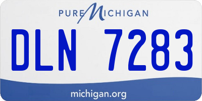 MI license plate DLN7283