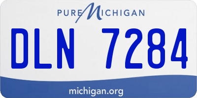 MI license plate DLN7284