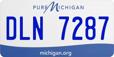 MI license plate DLN7287