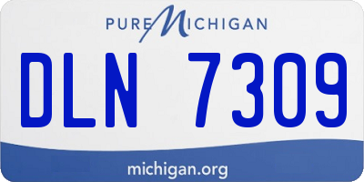 MI license plate DLN7309