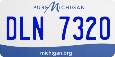 MI license plate DLN7320