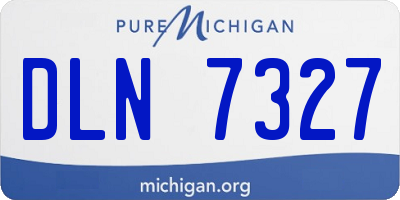 MI license plate DLN7327