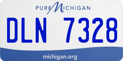 MI license plate DLN7328