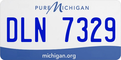 MI license plate DLN7329