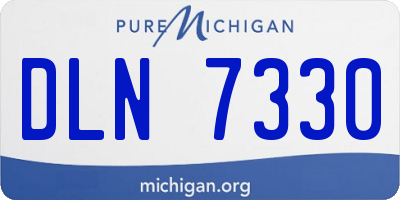 MI license plate DLN7330