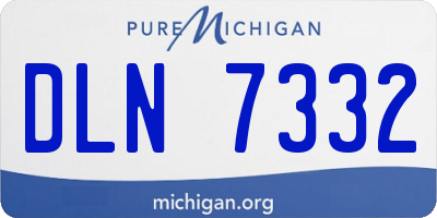 MI license plate DLN7332