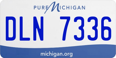 MI license plate DLN7336