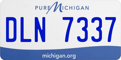 MI license plate DLN7337