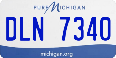 MI license plate DLN7340