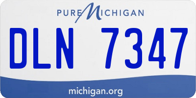 MI license plate DLN7347