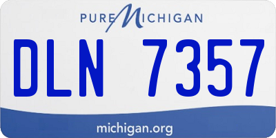 MI license plate DLN7357