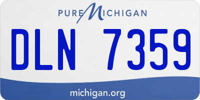 MI license plate DLN7359